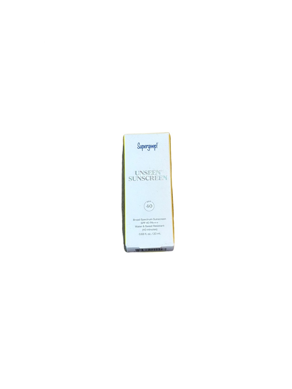 Supergoop! Unseen Sunscreen SPF 40 - White with Gold Trim